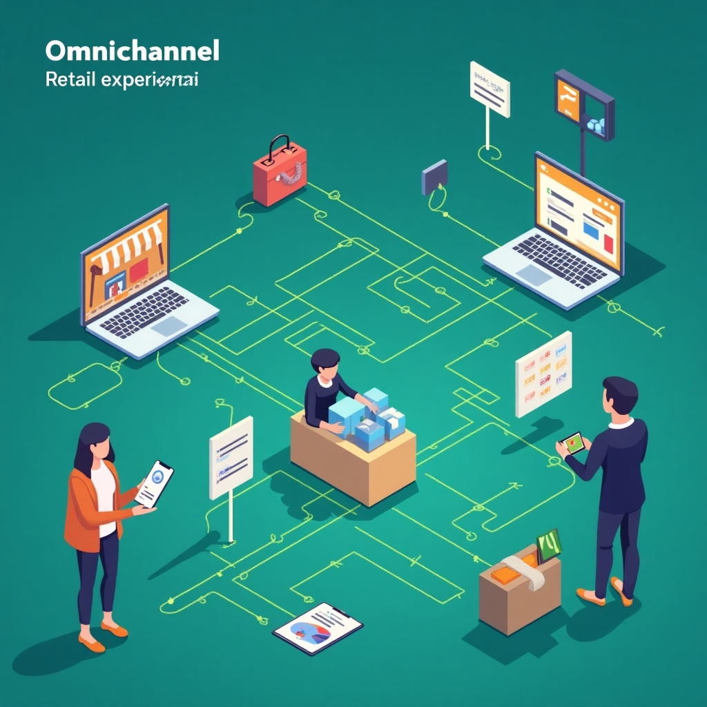 Illustration de l'expérience d'achat omnicanale